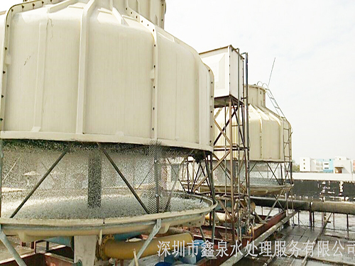 XX公司注塑机冷却塔清洗案例