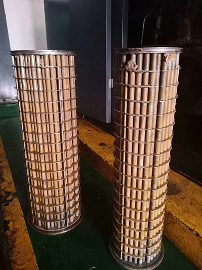 空压机冷凝器清洗前